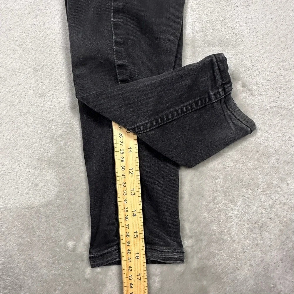 Levi's Boys 502 Taper Fit Black Wash Jeans Kids Denim Pants Red Tab Classic